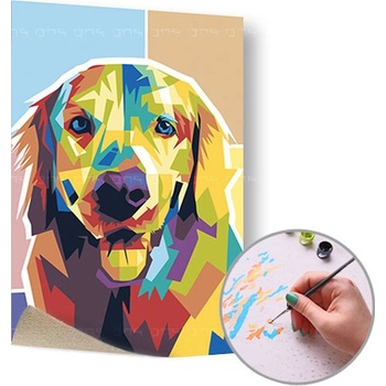 Maľovanie podľa čísel GOLDEN RETRIEVER