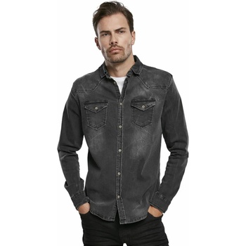 Image 1 of BRANDIT Мъжка риза BRANDIT - Райли - дънки - 4020-schwarz