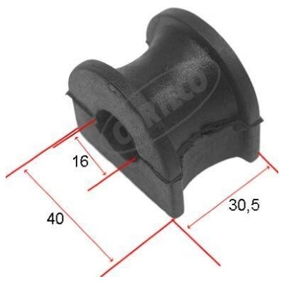 Ulożenie priečneho stabilizátora CORTECO 21652984