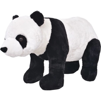 vidaXL Stojaca panda čierno biela XXL