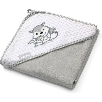 BabyOno Osuška s kapucňou Bamboo 100x100cm modrá