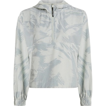 Calvin Klein PW 1/4 Zip Anorak digital rockform aop zelený