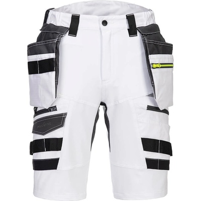 Portwest КОБУР portwest dx4 dx444 / Еластични шорти - Бял uk 44/eu 60 (dx444whr44)