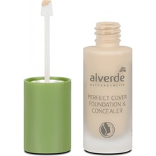 alverde naturkosmetik make-up & korektor Perfect 10 Vanilla 20 ml