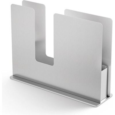 Zack Поставка за салфетки LINU 18 см, сребърен, неръждаема стомана, Zack (ZACK20261)