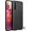 Samsung Galaxy S21 FE Удароустойчив Litchi Skin Калъф и Протектор