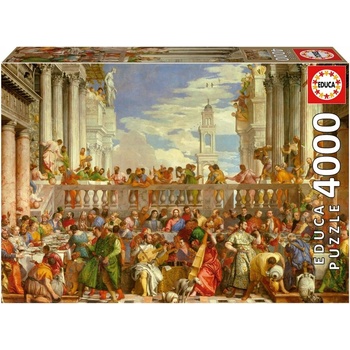 Educa Пъзел, Educa, Сватбата в Кана, Паоло Веронезе, 4000 части (EDU19949)