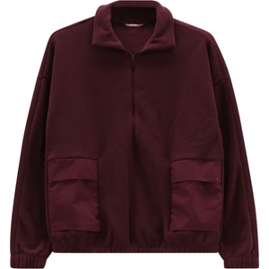 Jeanne Baret Дамски поларен пуловер Jeanne Baret Women's Rochefort Crew Neck Sweater Fleece jumper - Plum - размер 44 (EU) (105-6820-0216)