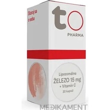 Toto Lipozomálne ŽELEZO 15 mg + Vitamín C 30 ks