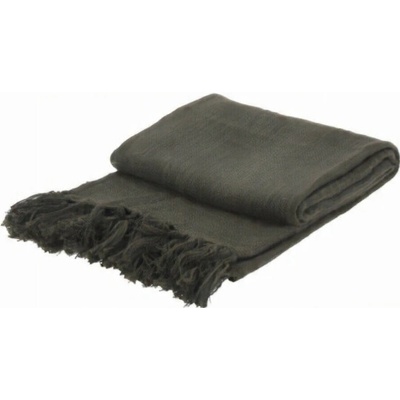 Home Styling Collection Přehoz na postel s třásněmi, 130 x 170 cm, zelený zelený