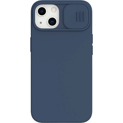 Nillkin Гръб Nillkin Camshield Silky magnetic silicone case за iphone 13 - Син
