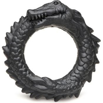 Image 1 of Creature Cocks Black Caiman Silicone Cock Ring