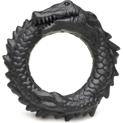 Creature Cocks Black Caiman Silicone Cock Ring