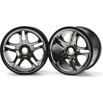 Traxxas диск 3.8" Split Spoke H17 черен хром (2)