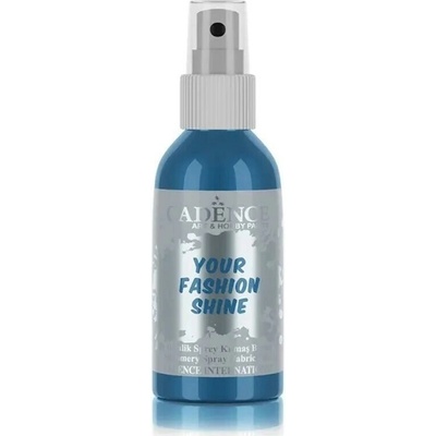 Perleťový sprej na tmavý textil 100 ml tmavě tyrkysová