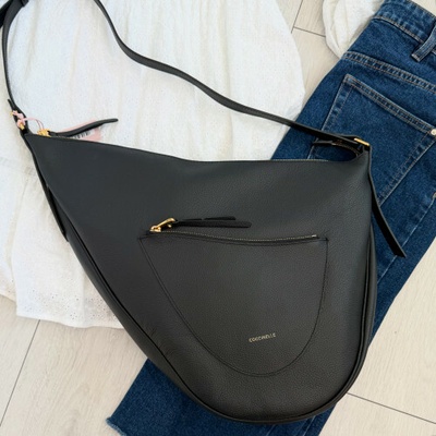 Coccinelle XL crossbody bag čierna
