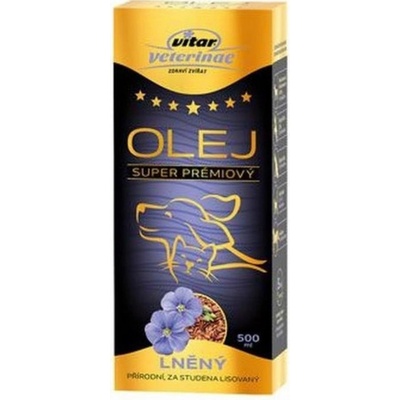 Vitar Veterinae Lněný olej 500 ml