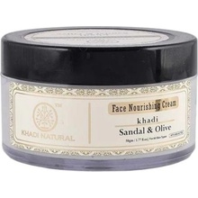 Khadi Natural Face Nourishing Ajurvédsky prírodný santalový krém olivový krém na tvár 50 g