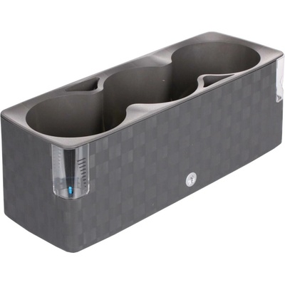 Plastkon Cobble Trio Chytrý květináč 39,7 x 14 x 14 cm Antracit