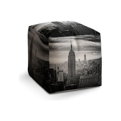 Sablio Taburet Cube Manhattan: 40x40x40 cm