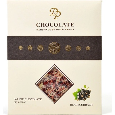 DP chocolate čokoláda Basic biela s čiernymi ríbezľami 70 g