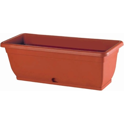 Nohel Garden Truhlík samozavlažovací BELL MAXI plast terakota 100x40x36 cm