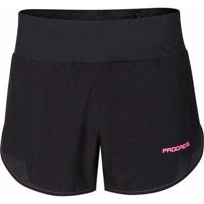 Progress dámské sportovní šortky 2v1 Fortuna shorts černé