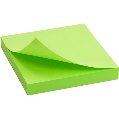 Самоз. листчета Delta Зелен неон 75х75 mm 100 л (1901010-60-D3414-12)