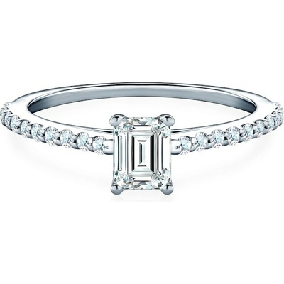 Savicki Zásnubný prsteň platina diamant PL 04