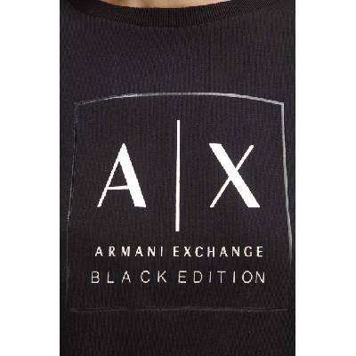 Giorgio Armani Суичър Armani Exchange в черно с принт XW000006 AF10172 (XW000006.AF10172)