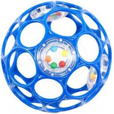Bright Starts OBALL RATTLE 10 cm Modrá