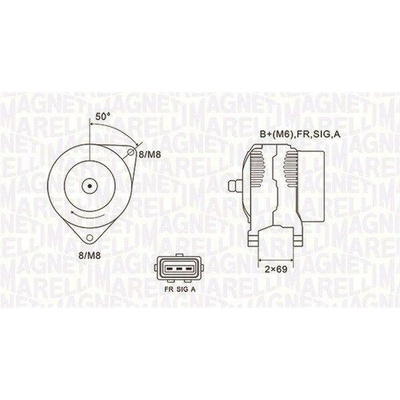 Generátor MAGNETI MARELLI 063731857010
