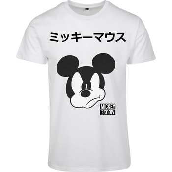 MERCHCODE Мъжка тениска в бяло Merchcode Mickey Japanese UB-MC418-00220 - Бял, размер XXL