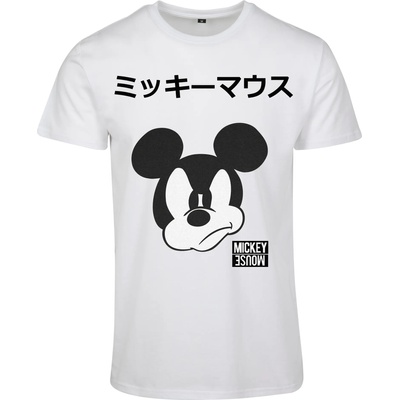 MERCHCODE Мъжка тениска в бяло Merchcode Mickey Japanese UB-MC418-00220 - Бял, размер XS