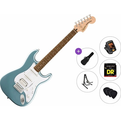 Fender Squier Affinity Series Stratocaster Junior HSS LRL Standard SET Ice Blue Metallic