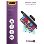 Fellowes Термоламиниращо фолио, 80 микрона, А3, матово, 100 броя, fellowes 5452003 (5452003)