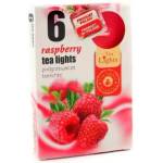 Tea lights Свещи за чай с цвят малина 6 бр
