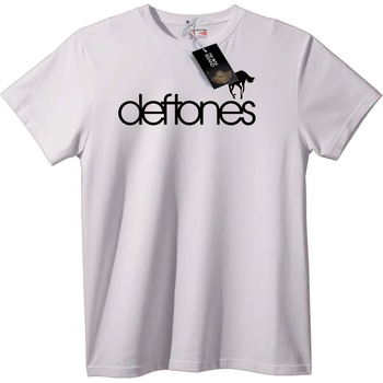 NOONEBRAND Тениска Deftones Band Лого - 2XL, White