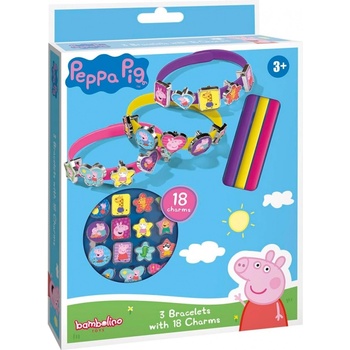 Totum Творчески комплект Totum - Peppa Pig, Направи сам гривни, 3 броя (T360150)