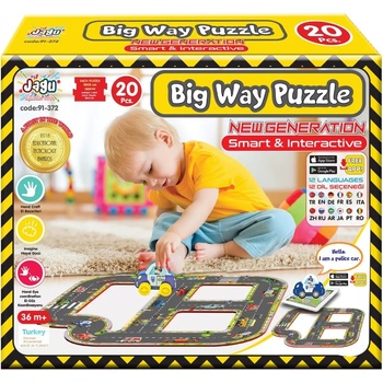 Image 1 of Jagu Образователен говорещ пъзел Jagu - Сладък път, 20 части (91-372)