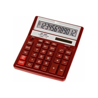 Eleven Australia Калкулатор eleven sdc 888rd, Настолен, 12 разряда, Червен
