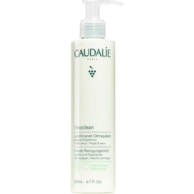 Caudalie Vinoclean мляко за почистване на грим за лице и очи 200ml