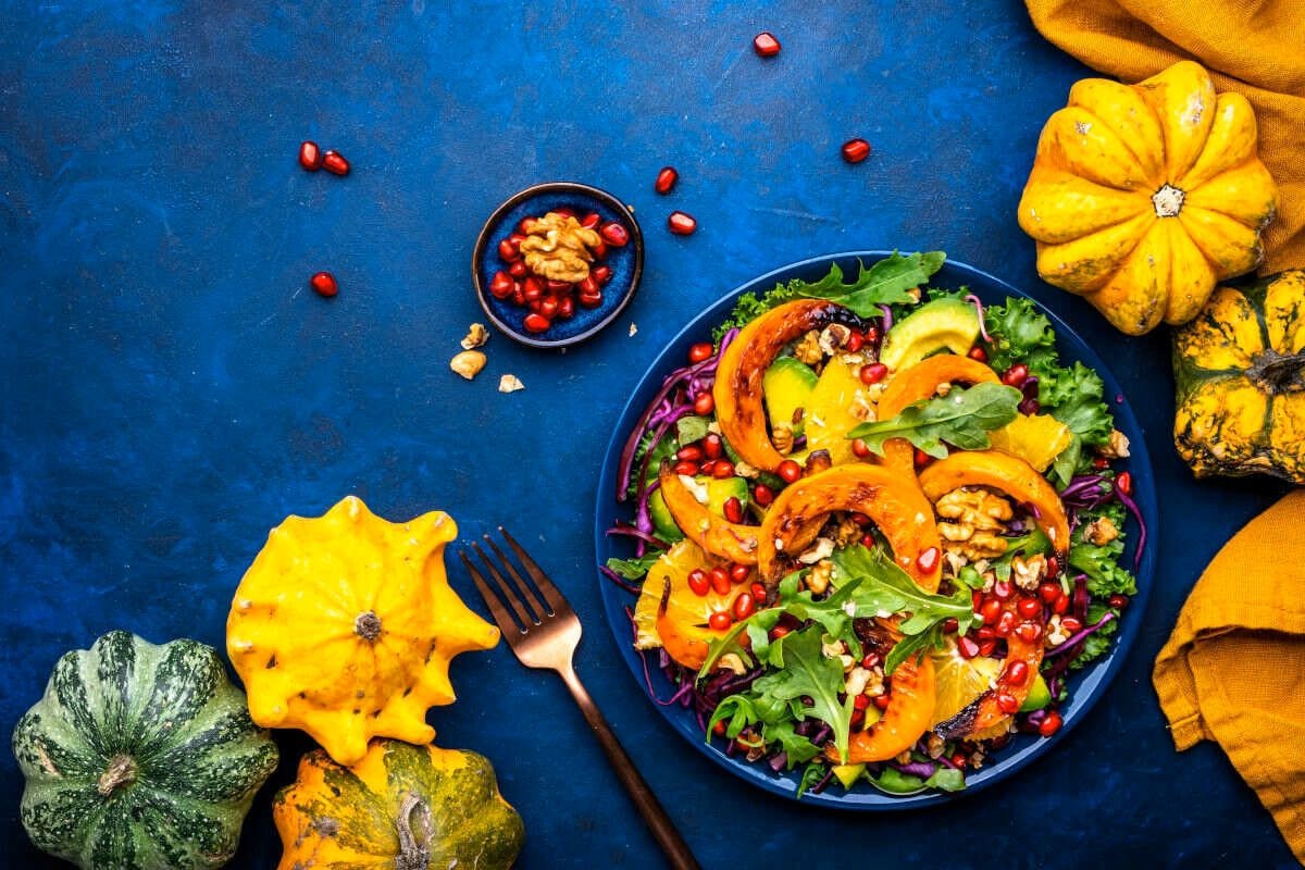 Salată de dovleac copt
