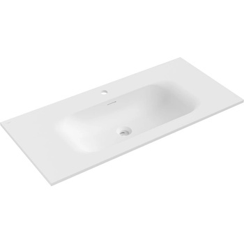 Mexen Vela вградена в плот мивка 101 x 46, 5 см, бяла мат - 25231001 (25231001)