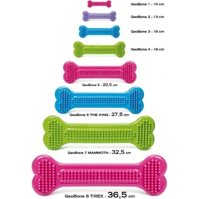 Georplast Гумен кокал geo bone georplast 4 цвята 10731 - 36.5х11 см