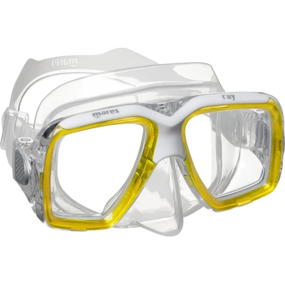 mares Водолазна маска Mares Ray Diving mask - Yellow / White / Clear - размер One Size (700-0106-0311)