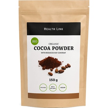 Health Link Kakaový prášok so zníženým obsahom tuku BIO 150 g