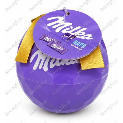 Milka Naps Alpenmilch dárková koule 64,4 g