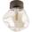 TK Lighting Плафон LAVA 1xG9/8W/230V, бронзов/опушено бежов (TK11034)