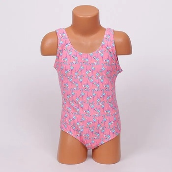 Image 1 of Розов детски цял бански